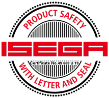 Logo Isega certificate - 49-669 u 19 - Evolis