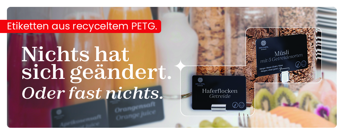 Bewahren Sie Ihre Gewohnheiten mit recycelten PETG-Karten