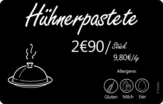 Edikio Sample price tags for caterers Edikio Sample price tags for caterers
